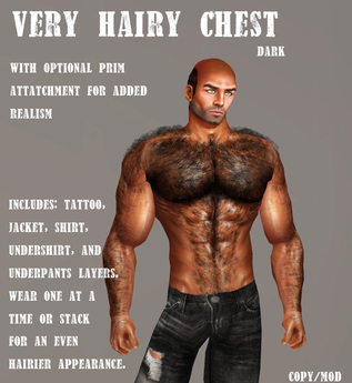Second Life Marketplace - Very Hairy Chest